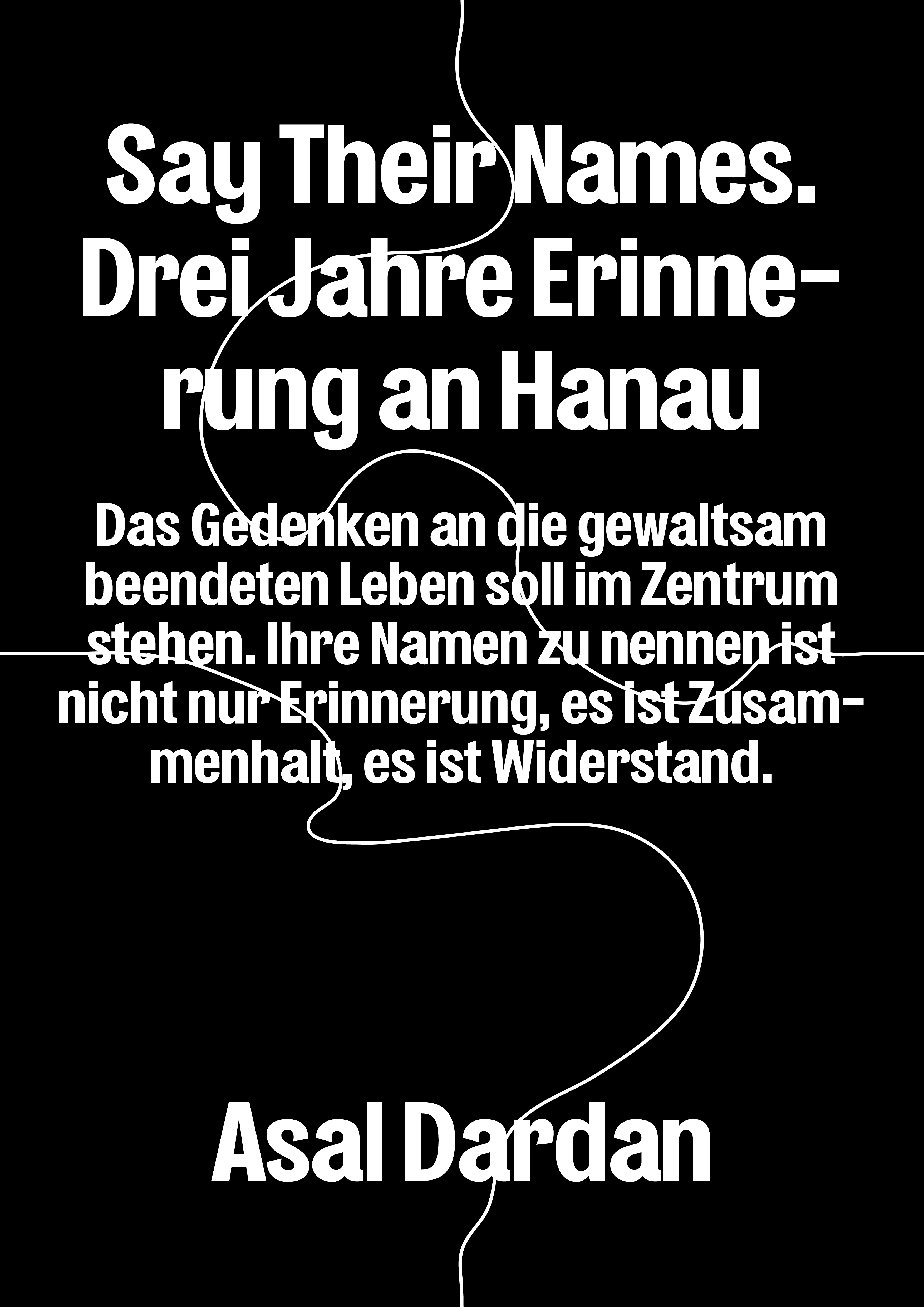 Say Their Names – Ein kollektives Erinnern